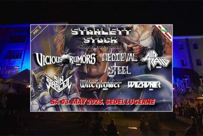 Starlett Stock Festival Vol. III (mit Vicious Rumors – Medieval Steel – Air Raid...)