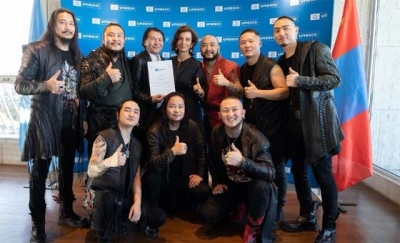 THE HU wurden von der UNESCO in Paris zum "Artist For Peace" ernannt