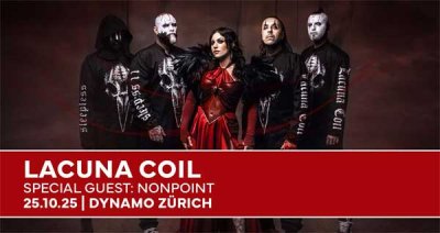 Wie wäre es, 2x2 Eintritte für LACUNA COIL in Zürich zu gewinnen?
