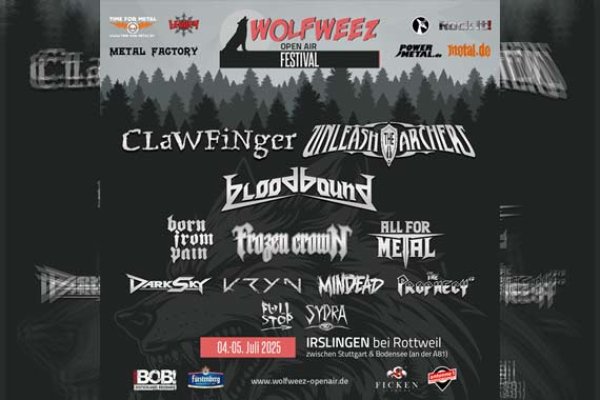 WOLFWEEZ Open Air Festival 2025: Running Order und Bandvorstellung
