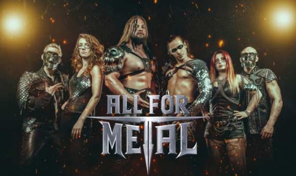 ALL FOR METAL feiern Video-Premiere zur neusten Single «Mountain Of Power». Debüt-Album «Legends» erscheint Juli &#039;23